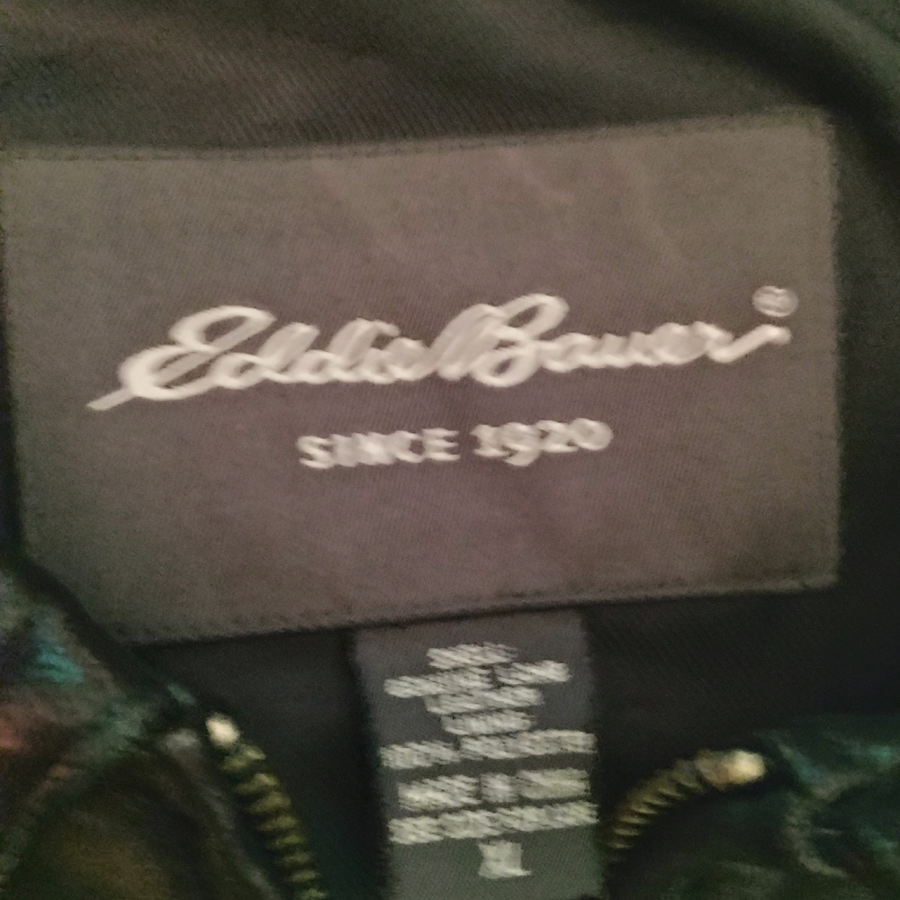 Eddie Bauer Black Bomber Jacket